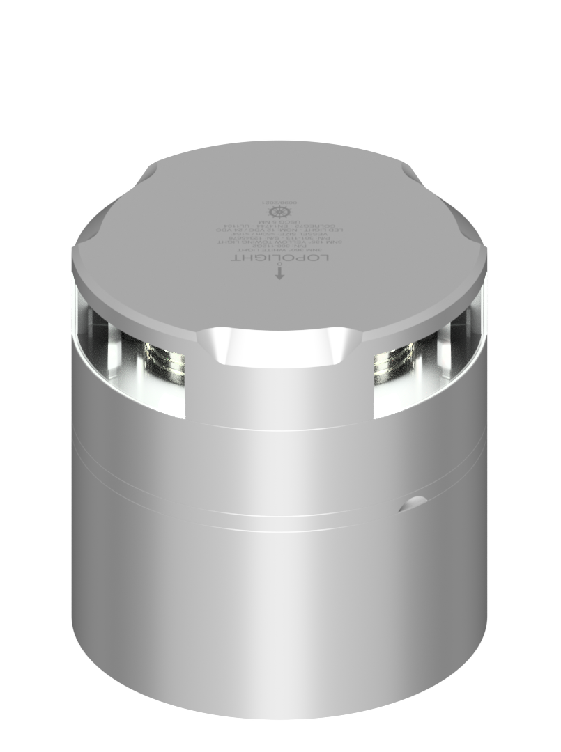 3nm Towing + 360° White, silver anodized 3nm Towing + 360° White, silver anodized